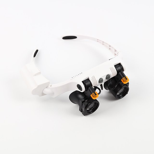 Lupas de Cabeza con Luces 2LED Lupa Práctica para Micrograbado Tmvgtek Para estrenar
