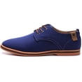 thumbnail image 3 of Men's Casual Canvas Oxfords Walking Shoes Sneakers Lace Up Dress Shoes, 3 of 7