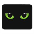 thumbnail image 1 of NUDECOR Hypnotic Green Cat Eyes in Darkness Cartoon Cute Mousepad Mouse Pad Mouse Mat 9x10 inch, 1 of 1
