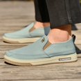 thumbnail image 2 of CANEMON Men's Canvas Slip-On Loafers, LY553, Mint Green, US 7.5, 2 of 9