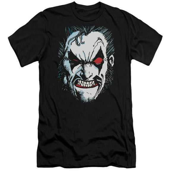 JLA Justice League In Lo Face HBO S/S Adult 30/1 T-Shirt Black