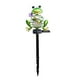 thumbnail image 1 of Decoración De Jardín Rana Led Luz Solar Rana De Metal Estatuilla Paisaje Estaca Luz Lámpara Impermeable Para Exteriores Para Jardines Céspedes Patios Monstrate HA012895-00, 1 of 7