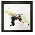 thumbnail image 2 of German Shepherd Photo Mat With Frame - I Love My Shepherd Picture Frame - Dog Frame, 2 of 5
