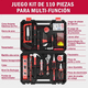 thumbnail image 2 of Juego De Herramientas Manuales 110 Pz Malubero Malu2215, 2 of 3