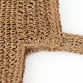 thumbnail image 5 of fankhu Summer Beach Bags Large Capacity Ladies Woven Bag Fashion Casual Purses (Coffee), 5 of 9