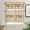 Thanksgivingyku6883, variant on 3 Piece Curtains Tiers and Valances Set, Christmas Poinsettia Flower Pine Cones Eucalyptus Leaf Winter Snowflake Gray Rod Pocket Short Window Treatment Curtains Panel and Valance for Bathroom Kitchen