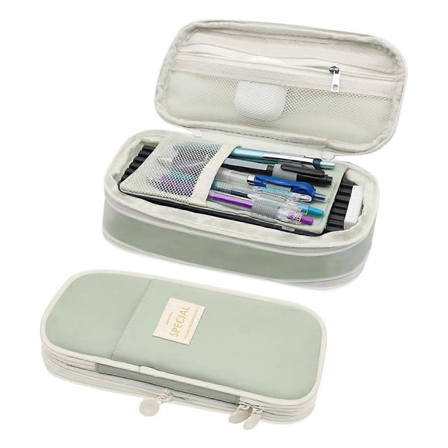 Large Capacity Pencil Case with Zipper for Office and School,Pen Bag for Students and Adults for School Supplies
