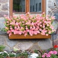 thumbnail image 4 of Artificial Flowers for Outdoors, 3Artificial Plants Outdoor, Fake Flowers, UV Resistant Faux Plants, Fake Outdoor Plants for Garden Porch Window Box Indoor Home Decor, Mix Color, 4 of 5