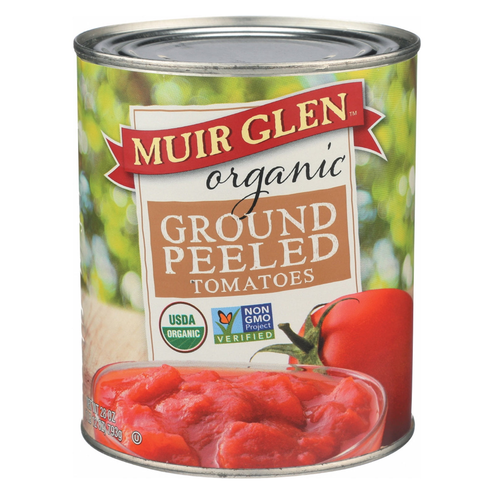 Muir Glen, Organic Ground Peeled Tomatoes, 28 oz
