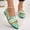 Green, variant on Hoshose Womens Ballet Flats Print Comfortable Casual Dressy Pointed Toe Slip on Flats Shoes Spring,Summer&Fall