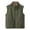 Army Green, variant on Children's Full Zip Polar Fleece Vest Sleeveless Outwear Warm Jacket with Pockets For 4-17Y