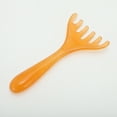 thumbnail image 5 of Unique Bargains 1 Pc Portable Antlers Head Massage Comb for Home Orange Yellow Resin, 5 of 5
