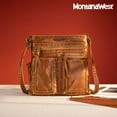 thumbnail image 6 of Montana West Crossbody Bags for Women Lightweight Multi Pocket Purses Soft Leather Shoulder Crossover Satchel Handbags, 6 of 7