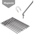 thumbnail image 3 of HUGFEGWE 9 Pieces Long Phillips Screwdriver Bit Set 1/4 Inch Hex Shank S2 Steel Cross Head Magnetic Screwdriver Bits Screw Driver Bits Drill Tool Accessory, 100mm Length CJB91-13999, 3 of 8