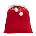 thumbnail image 2 of Dserfhy Christmas Velvet Santa Claus Bag 12 x 16/20 x 28 Inch Large Santa Gift Sack with Drawstring Holiday Gift Bag for Present Toys Xmas Party Supplies, 2 of 8