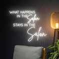 thumbnail image 3 of Handmadetneonsign What Happens In The Salon Stays In The Salon Neon Sign, Salon LED Light, Studio Decor, 3 of 5