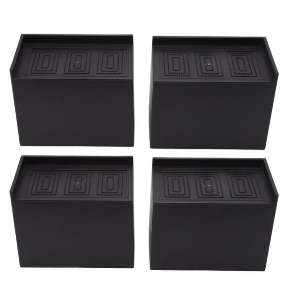 Elevador de cama de gran tamaño, 4 piezas Elevador de cama resistente Elevador de cama de gran tamaño Valor excepcional