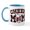 White/Blue Inside, variant on CafePress - Snoopy Cheer Mom Mug - 11 oz Ceramic Mug - Novelty Coffee Tea Cup
