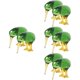thumbnail image 5 of 8 Uds estatuilla de pájaro de cristal estatua de pájaro de cristal ornamento decoración de mesa para el hogar FRCOLOR HaoMX16408320, 5 of 6
