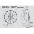 thumbnail image 2 of Spal Advanced Technologies 11in Pusher Fan Paddle Blade 1310 CFM, 2 of 3