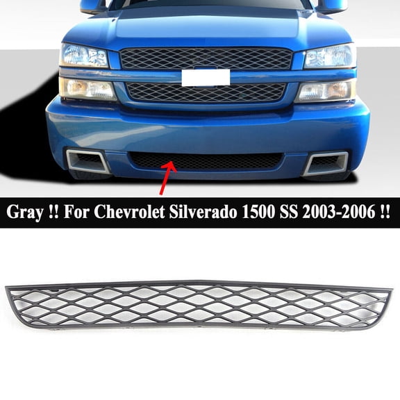 HUIMART For Chevrolet Silverado 1500 SS 2003 2004 2005 2006 Front Bumper Lower Grille