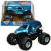 Hot Wheels Year 2016 Monster Jam 1:24 Scale Die Cast Metal Body Official Truck - Blue NEA New Earth Authority N.E.A. POLICE (DJW96) with Monster Tires, Working Suspension and 4 Wheel Steering