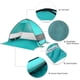 thumbnail image 4 of Automatic Pop Up Beach Tent Cabana Portable UPF 50+ Sun Shelter Camping Fishing Hiking Canopy, 4 of 5