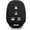 Black 4 Buttons, variant on Key Fob Cover Compatible with Toyota Camry Corolla RAV4 Prius C Highlander 2012-2020 4 Button Keychain Case Holder Protector,Black 3 Buttons