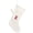 E, variant on G Childrens Knitted Stocking With Embroidered Letter Pattern For Festive Treat Holding 10.6 By 16.5 Inches