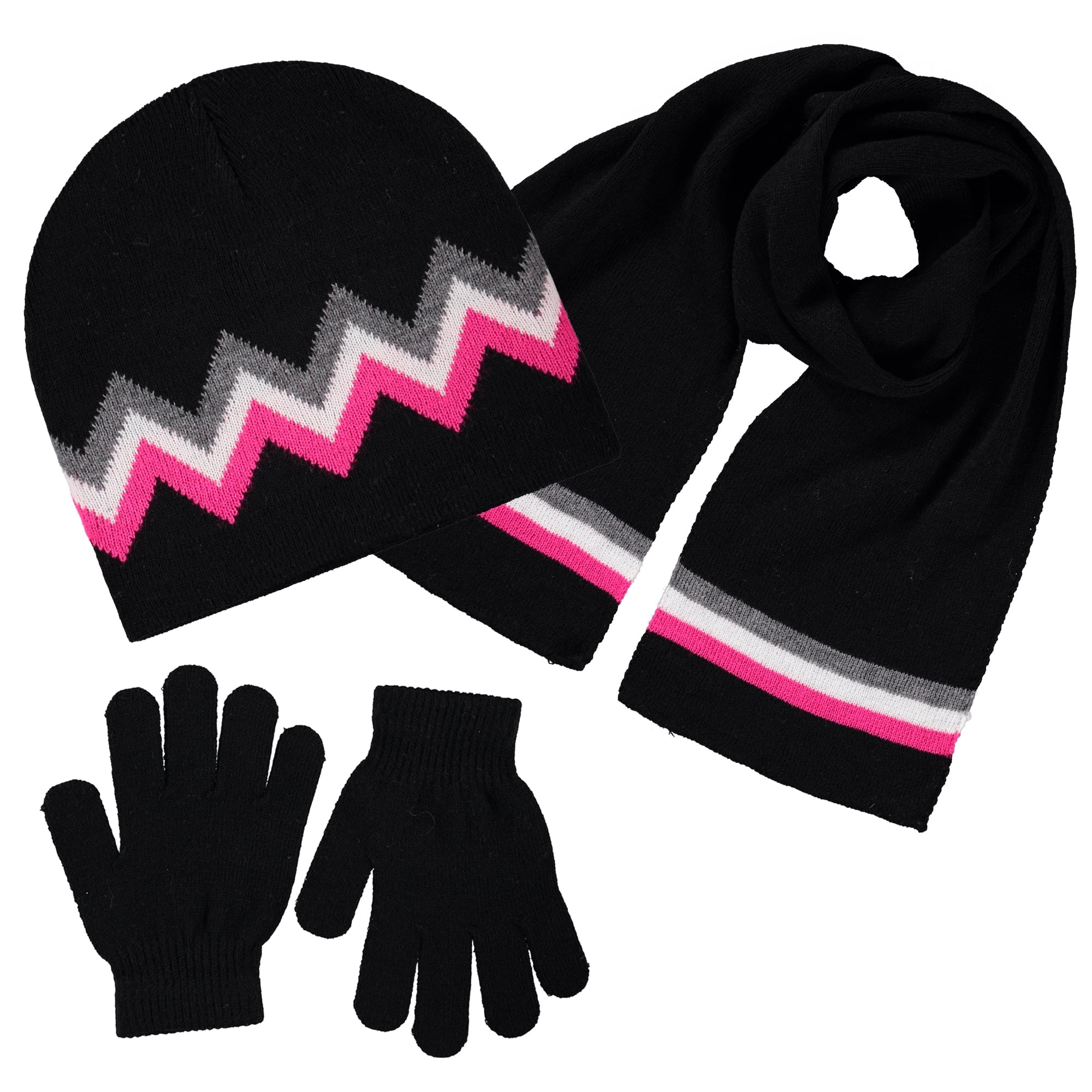 Swak Girls Hat,Scarf & Glove SetKids Cold Weather Winter Accessories