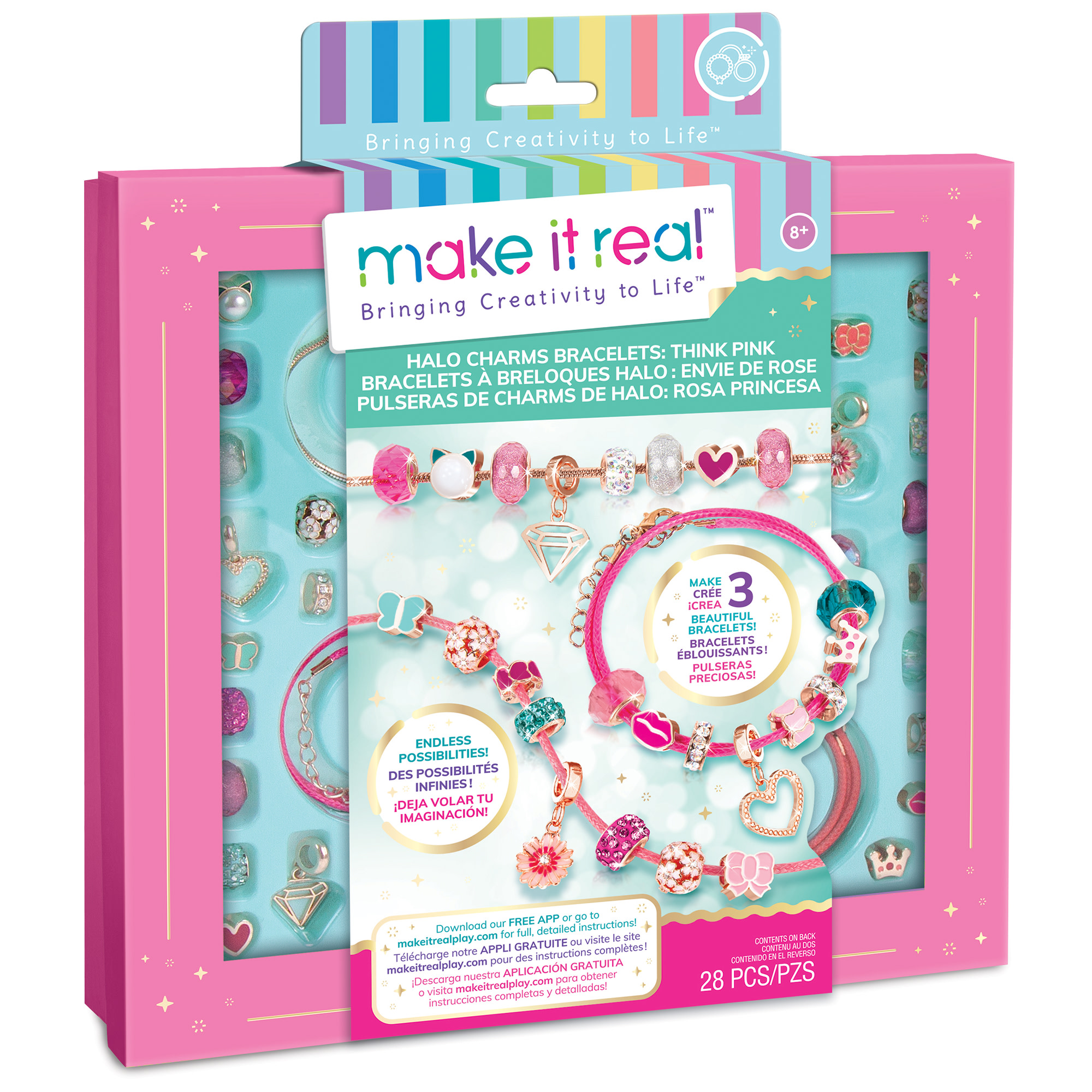 Make It Real Charm Bracelet & Bead Jewelry Kit photo 1