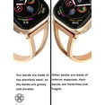 thumbnail image 4 of Luxtrada Adjustable Bands Compatible for Apple Watch Band Series SE/8/7/6/5/4/3/2/1 Stainless Steel Replacement strap iWatch Bracelet with Pendant "38mm/40mm,Rose Gold", 4 of 7