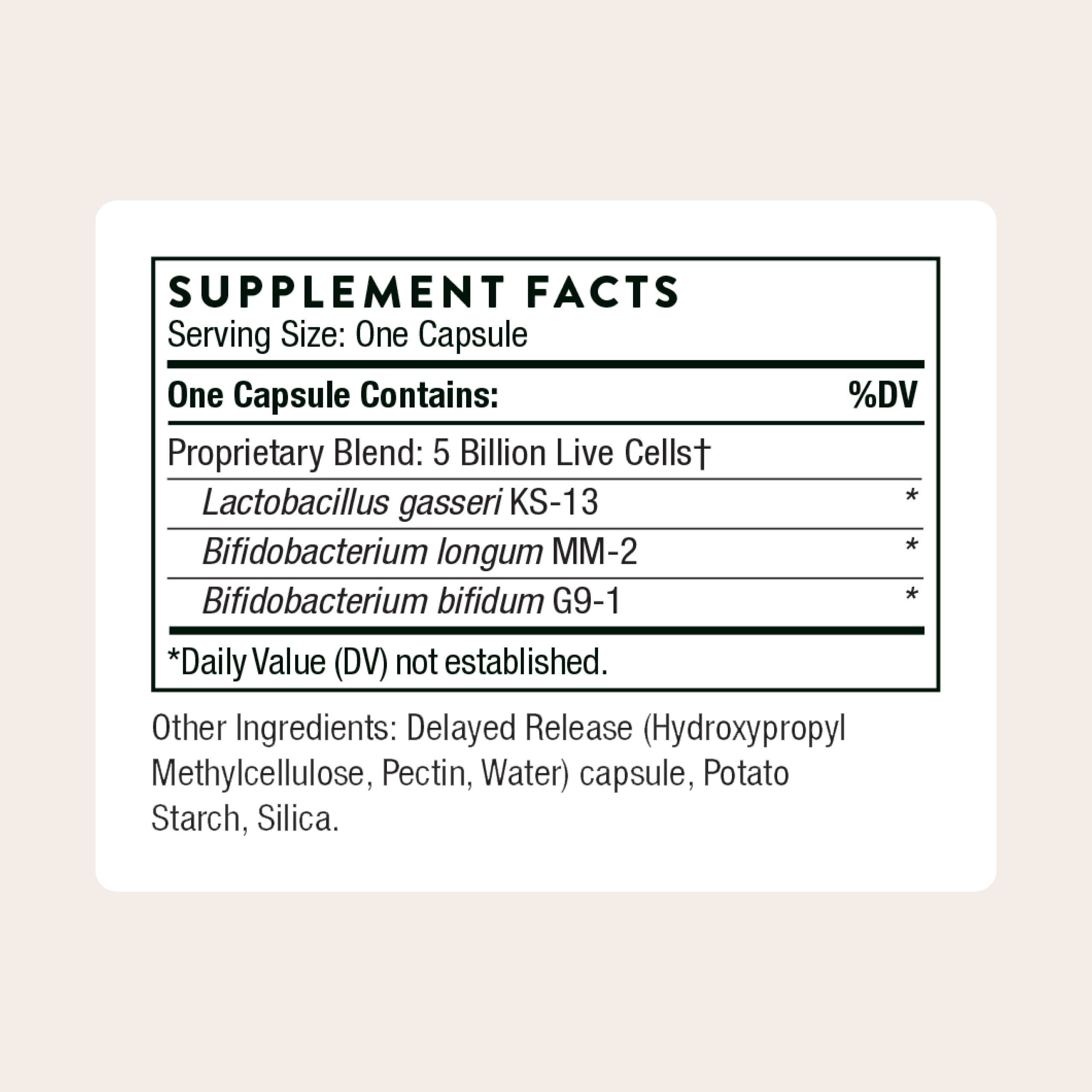 THORNE - FloraMend Prime Probiotic - Shelf Stable and Stomach Acid-Resistant* Probiotic Blend - 30 Capsules