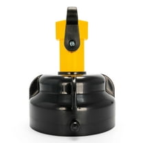 Camco RV Sewer Hose Rinse Cap | Features a Convenient Shut-Off Valve for Water Flow Control, Firmly Locks onto the RV Sewer Hose Bayonet Fitting, and Rinses RV Sewer Hose Before Storage (39533)