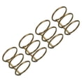 thumbnail image 1 of Unique Bargains 1.18' Dia. 3 Circle Detachable Metal Binder Rings Loose Leaf Rings, Bronze 4 Pack, 1 of 6