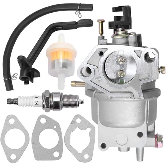 Carburetor Replacement for Generac GP6500 GP6500E GP7500E GP5500 8125W Generator Replaces 0J58620157 with Spark Plug Fuel Filter Carb Kit