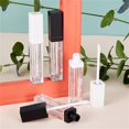 thumbnail image 2 of 6 uds 7ml tubos de esmalte de labios Sincero botellas de brillo de labios rellenables negro blanco, 2 of 5