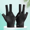 thumbnail image 2 of 1PCS Open Finger Billiard Gloves Antiskid Polyester Snooker Billiards Gloves Adjustable Sticker Portable Amateur Training Blue, 2 of 6