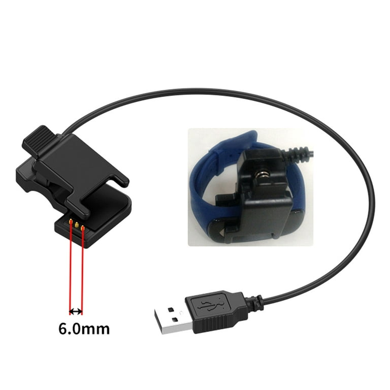  TW64 TW68 Cargador de reloj inteligente Cable de carga USB  universal 3 pin 0.236 in Clip Pulsera inteligente Cable cargador (3 pin  0.236 in) : Celulares y Accesorios