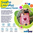 thumbnail image 3 of Heart Design "Love" eMat Enrichment Lick Mat, 3 of 6