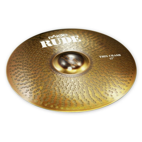 Paiste 1121217 Rude Series 17-Inch Thin Crash Cymbal With Washy Stick Sound New