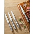 thumbnail image 6 of D.Perlla Steak Knives with Clear Acrylic Stand, Steak Knives Set of 8, 4.5 Inch Stainless Steel Steak Knife Set, Sharp Micro-Serrated Steak Knives with Gift Box, 6 of 8