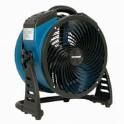 XPOWER P-26AR 1300 CFM 4 Speed Industrial Axial Air Mover Blower Fan with Built-in Power Outlets