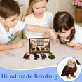 thumbnail image 4 of Tiny 3D Beaded Animal DIY Kit – Beginner Friendly Handmade Bead Art Set, Cute Mini Animal Decor Gift for Craft Lovers Wildlife-4pcs, 4 of 9