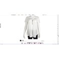 thumbnail image 2 of Franhais Women Summer Top, Solid Color Loose Short Sleeve Wild Fashion Pullover Casual Top Shirt, 2 of 5
