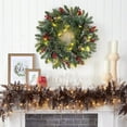 thumbnail image 2 of Christmas Wreaths, Scidweet  20" Christmas Wreaths with Lights for Front Door Indoor Outdoor Holiday Xmas Decorations, 2 of 7
