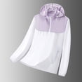 thumbnail image 2 of Cekizud Jackets for Women UPF 50+ Long Sleeve Hooded Lightweight Hiking Sun Protection Coat,Sizes L-5XL, 2 of 7