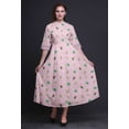 thumbnail image 4 of Bimba Robe Chemise Décontractée pour Femmes Imprimé Mi-Mollet Robe de Soirée-TTG, 4 of 5