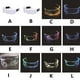 thumbnail image 5 of Ounissouiy 2 piezas de gafas brillantes para banquete de Navidad alimentado por botón de anteojos iluminado colorido operación gafas Kits de decoración para fiestas FG38 control doble, 5 of 6