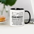 thumbnail image 3 of CafePress - Engineer Funny Definition Mugs - 11 oz Ceramic Mug - Novelty Coffee Tea Cup, 3 of 4